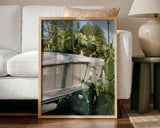 Vintage Car Desert Bloom Art Print UK — Botanical Fresh Wall Art — Living Room — Wall It All Prints