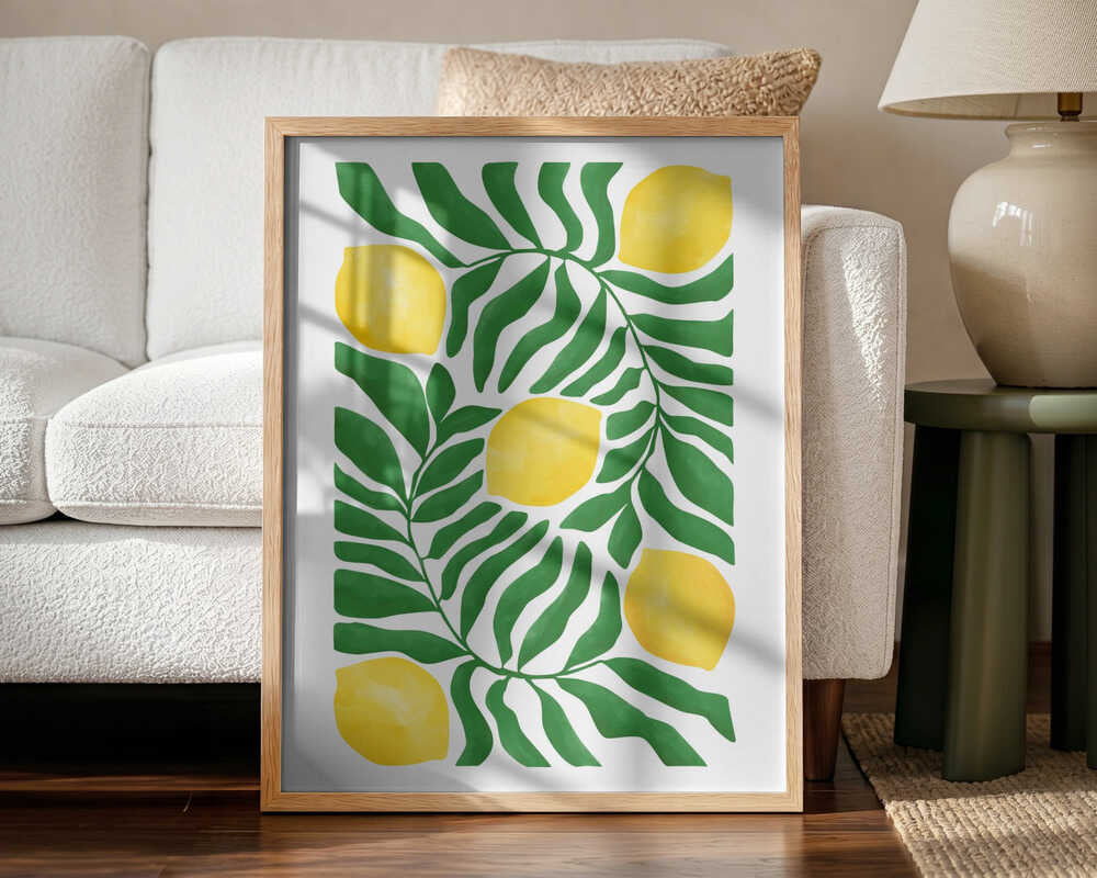 Vibrant Lemon Leaves