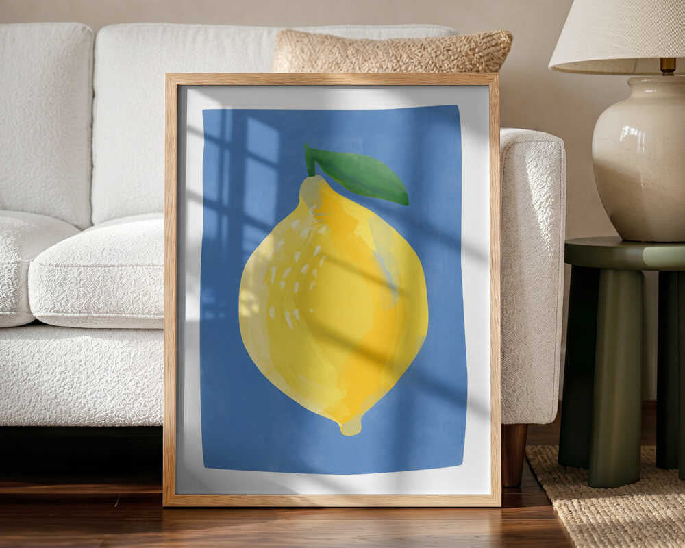 Bright Yellow Lemon