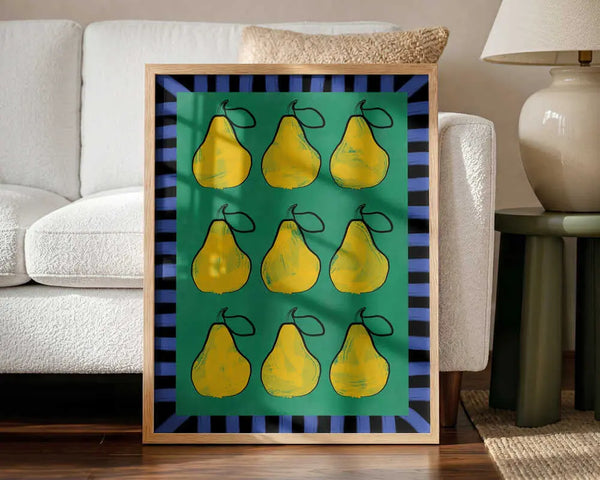 Vibrant Pears Grid Elena Ristova