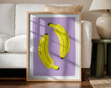 Playful Purple Bananas