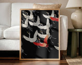 Furisode With a Myriad of Flying Cranes (1910–1920) Full