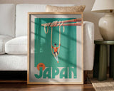 Japanese Noodle Swing Art Print UK — Japanese Minimal Wall Art — Kitchen — Wall It All Prints
