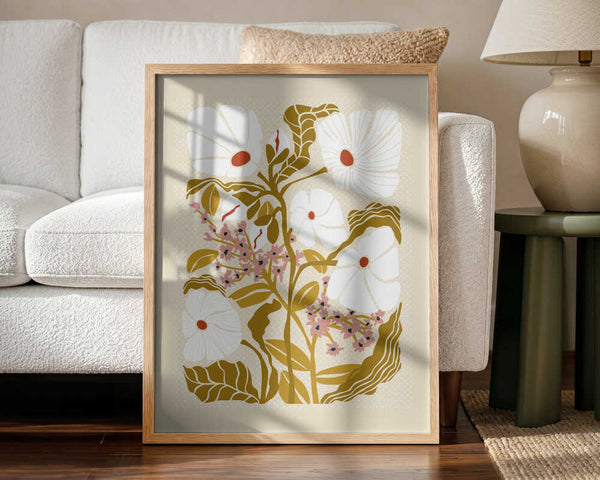 Modern Botanical Garden Art Print UK — Botanical Minimal Wall Art — Office — Wall It All Prints