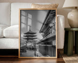Historic Japanese Pagoda Art Print UK — Japanese Calm Wall Art — Living Room — Wall It All Prints