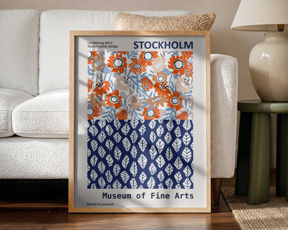 Museum of Fine Arts Stockholm Art Print UK — Botanical Vibrant Wall Art — Office — Wall It All Prints