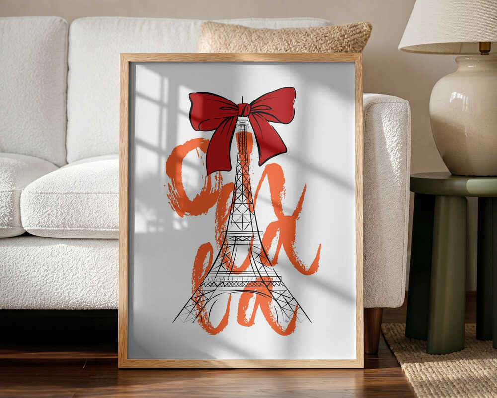 Eiffel Tower Red Bow Martina