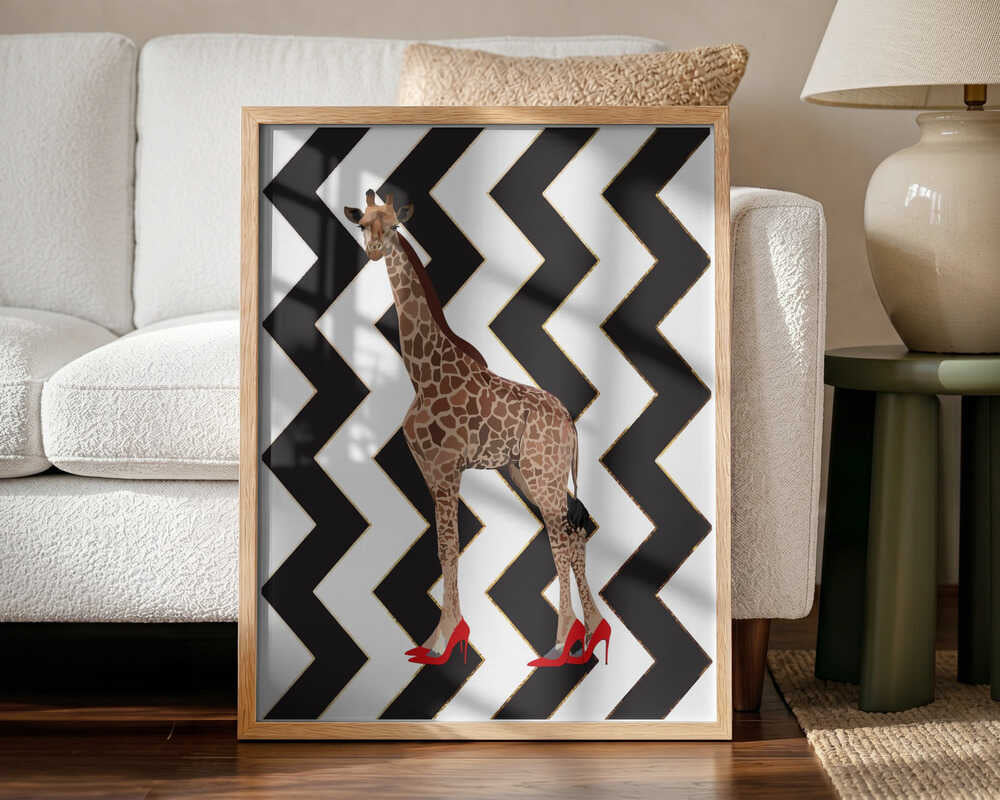 Giraffe Heels zigzag