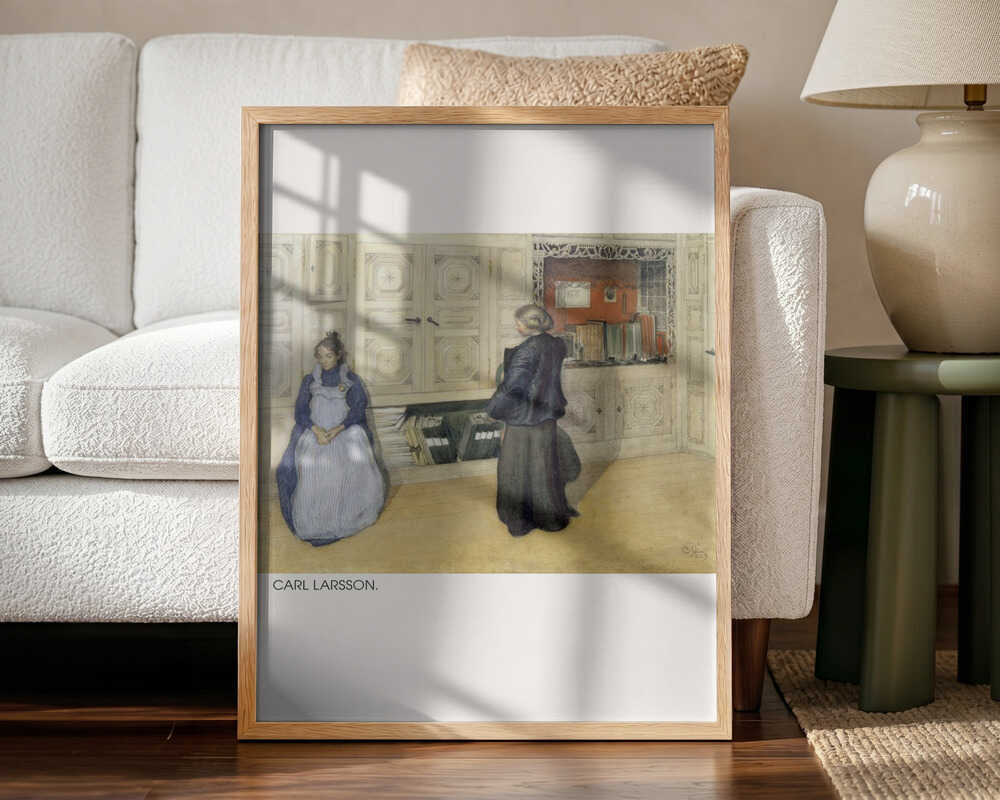 Carl Larsson, Mother and Daughter, 1903, Watercolour 1