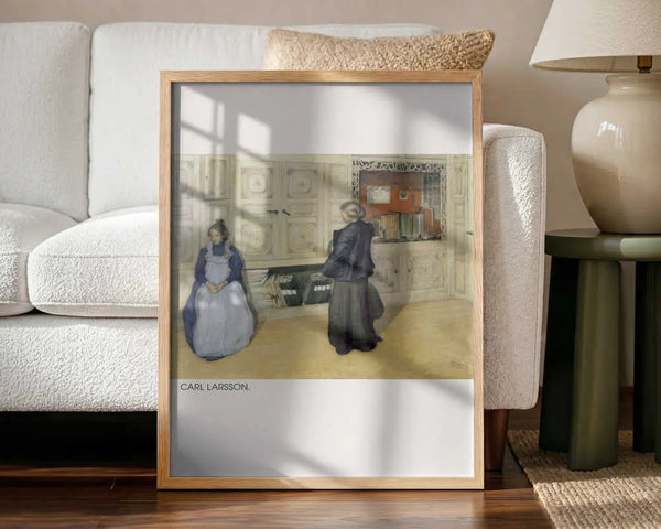 Carl Larsson, Mother and Daughter, 1903, Watercolour 1 Carl Larsson