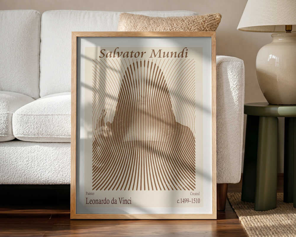 Abstract Jesus Silhouette Art Print UK — Abstract Minimal Wall Art — Office — Wall It All Prints
