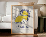 Paris Fruit Market Lemons