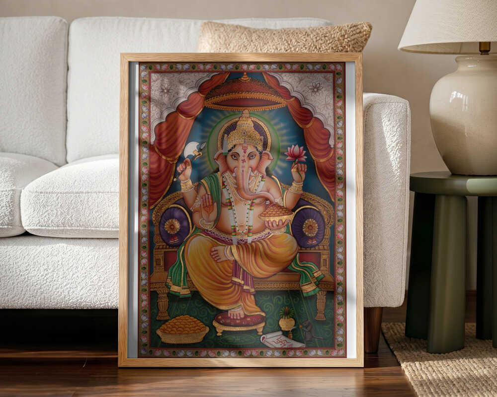 Lord Ganesha Enthroned IMAGINEERS STUDIO