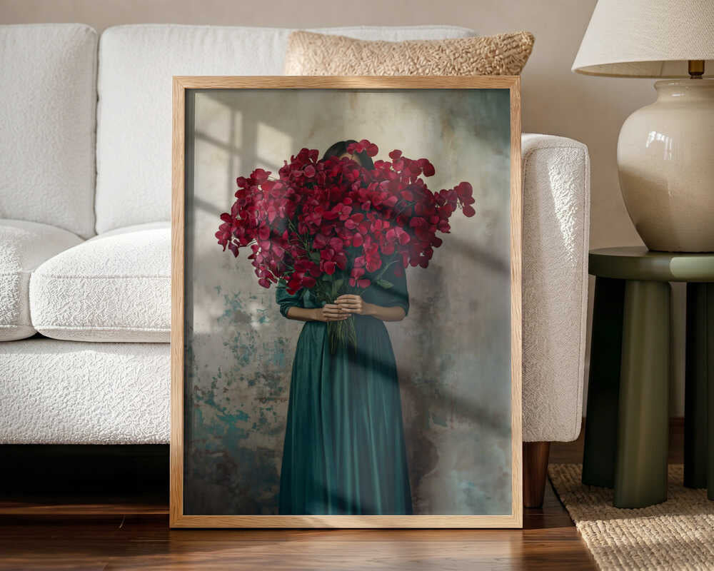 Life Force Art Print UK — Botanical Vibrant Wall Art — Living Room — Wall It All Prints