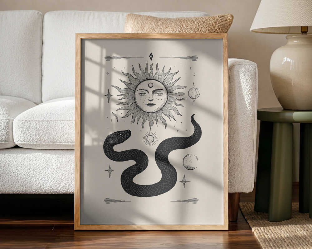 Mystical Sun and Snake Pictufy Studio IV