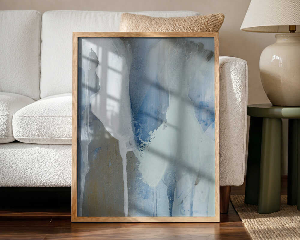 Ethereal Wavescape Art Print UK — Abstract Calm Wall Art — Bedroom — Wall It All Prints