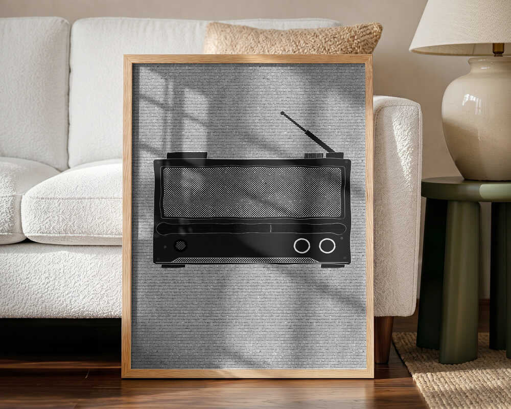 Retro Radio Static
