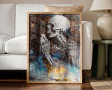 Solemn Praying Skeleton Rafal Kulik