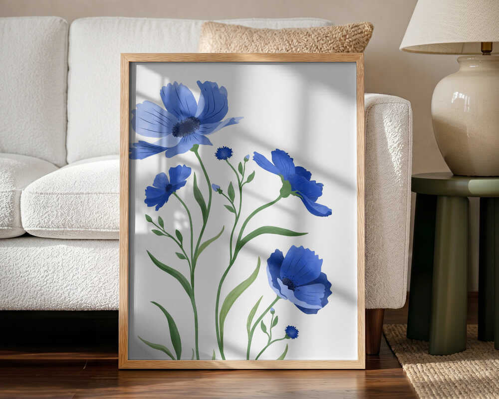 Delicate Blue Flowers