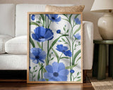 Blue Garden Blooms