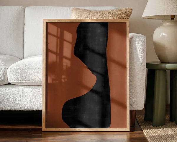 Organic Terracotta Abstract Elena Ristova