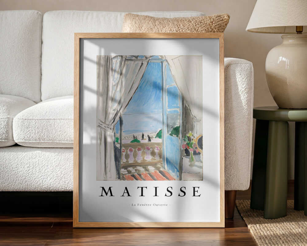 La Fenêtre Ouverte Art Print UK — Japanese Vibrant Wall Art — Living Room — Wall It All Prints
