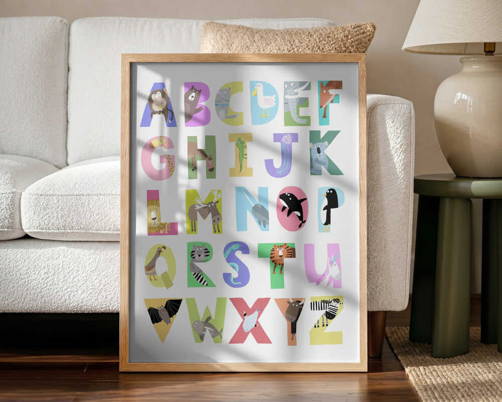 Playful Animal Alphabet