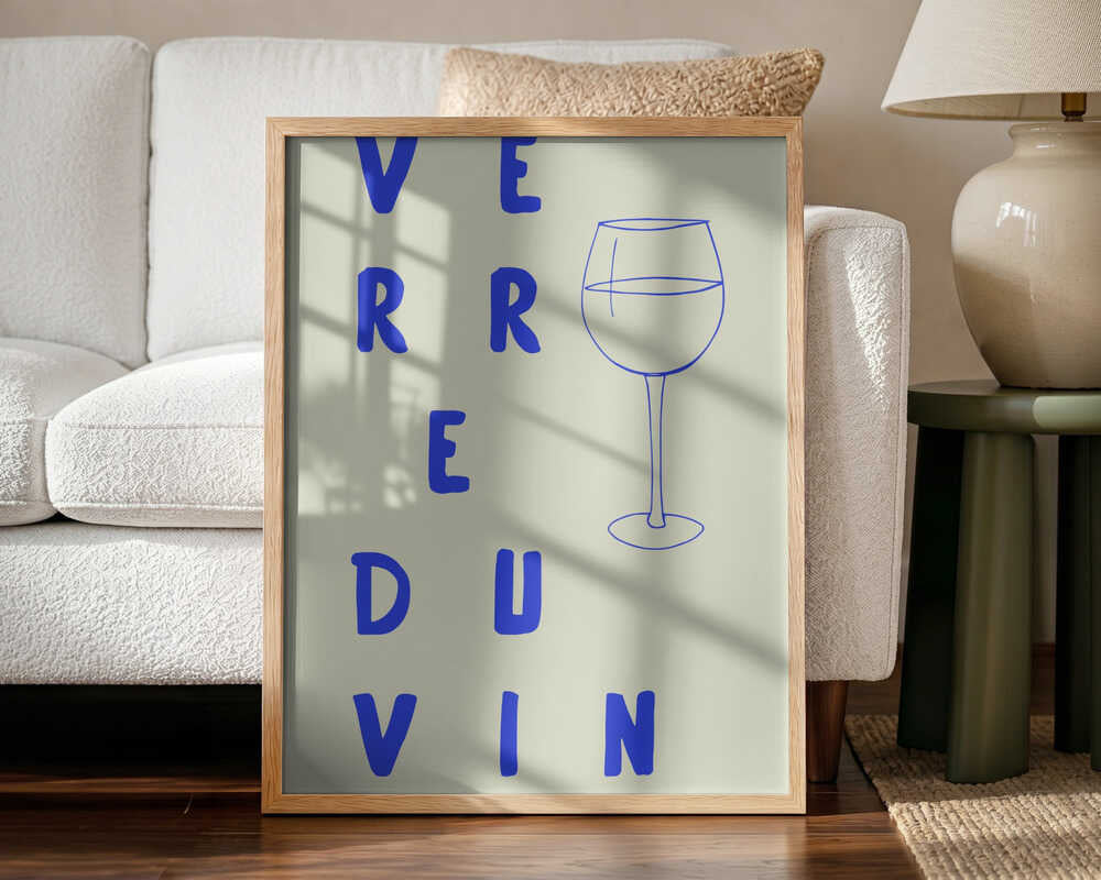 Verreduvin Art Print UK — Abstract Minimal Wall Art — Kitchen — Wall It All Prints