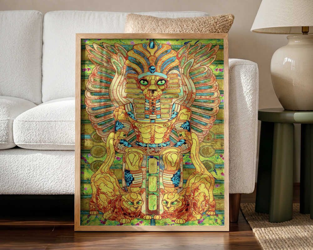 Vibrant Egyptian Deity Kostyantin Malginov