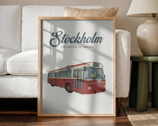 Classic Red Stockholm Bus Andreas Magnusson