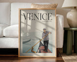 Venice Gondolier Scene Andreas Magnusson
