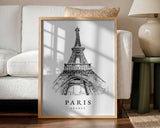 Eiffel Tower Paris Sketch Awol Art Alex