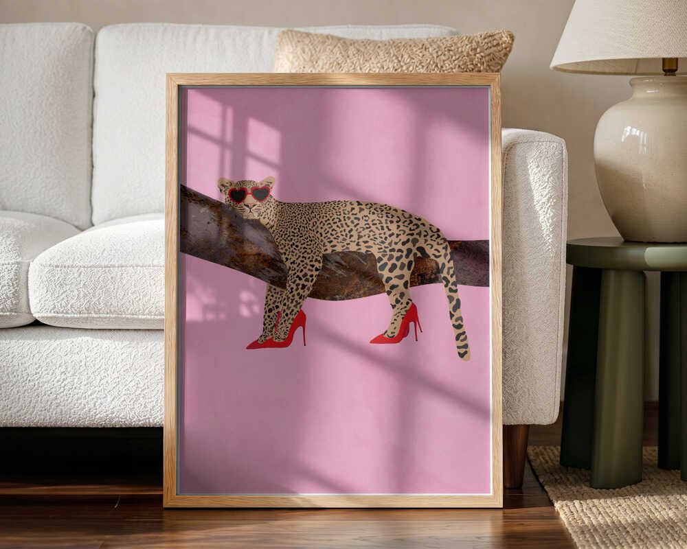 Chic Leopard In Heels