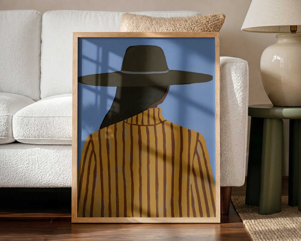 Modern Woman with Hat