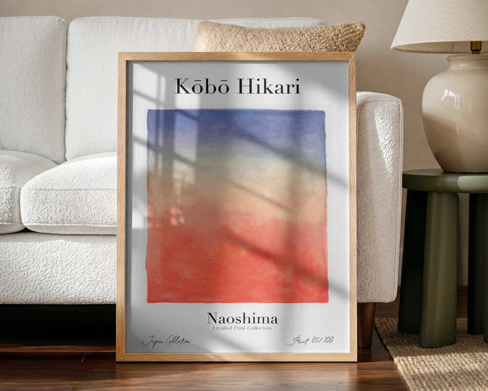 Kobohikarino46 Art Print UK — Abstract Vibrant Wall Art — Bedroom — Wall It All Prints