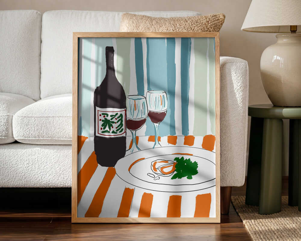 Deliciousappetizer Art Print UK — Food Vibrant Wall Art — Kitchen — Wall It All Prints