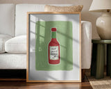 Hot Sauce Pepper Bottle