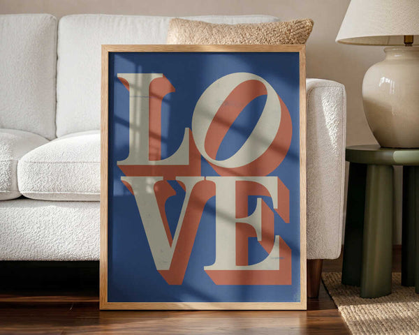 Retro Love Word