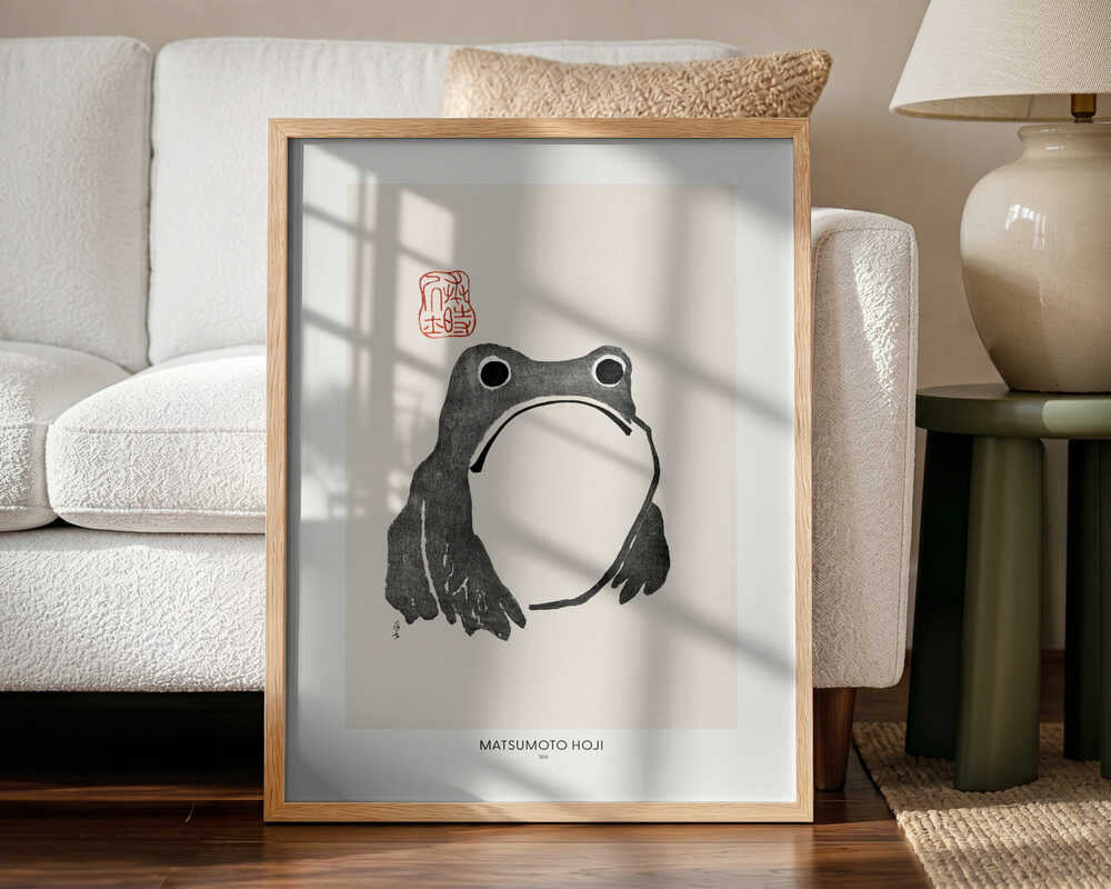 Frog 1814 By Matsumoto Hoji Art Print UK — Japanese Vibrant Wall Art — Living Room — Wall It All Prints