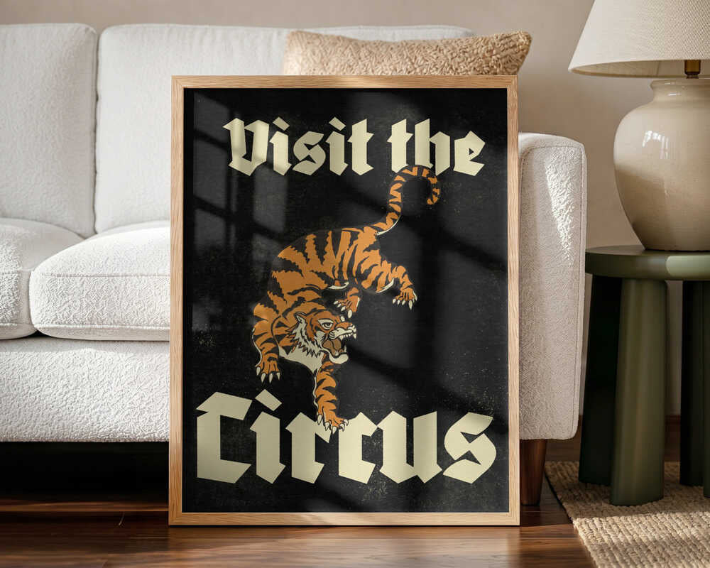 Roaring Circus Tiger