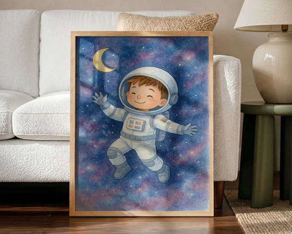Smiling Astronaut Boy Natalie Bruns