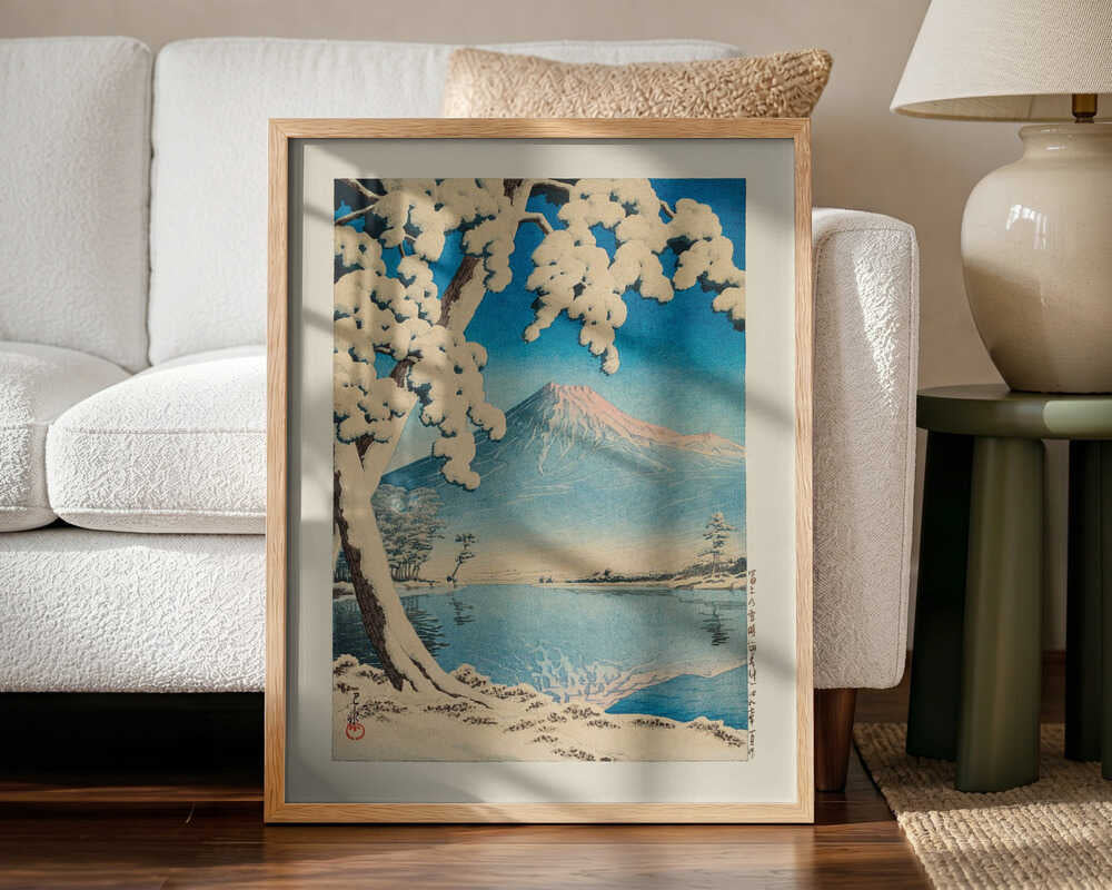 Fuji No Yukibare, Tagonoura (1932) Art Print UK — Japanese Vibrant Wall Art — Living Room — Wall It All Prints