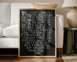 Spiritual Prayer Typography HUGO