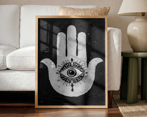Hamsa Hand Reactive Evil Eye HUGO