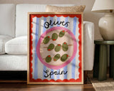 Spanish Olives Plate