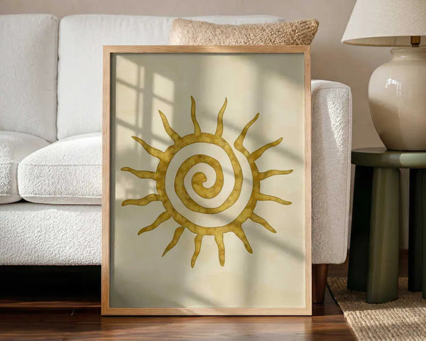 Golden Tribal Sun Sannel Larson
