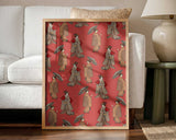Elegant Geisha Pattern