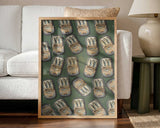 Vintage Sardine Can Pattern