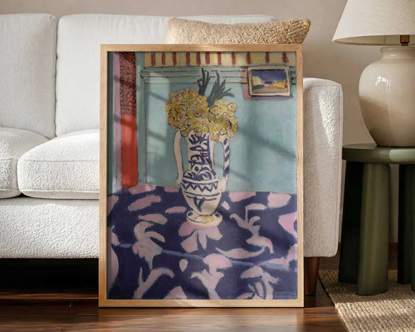 Henri Matisse's Les Coucous, Tapis Bleu Et Rose (1911) Henri Matisse