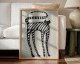 Striped Whimsical Cat